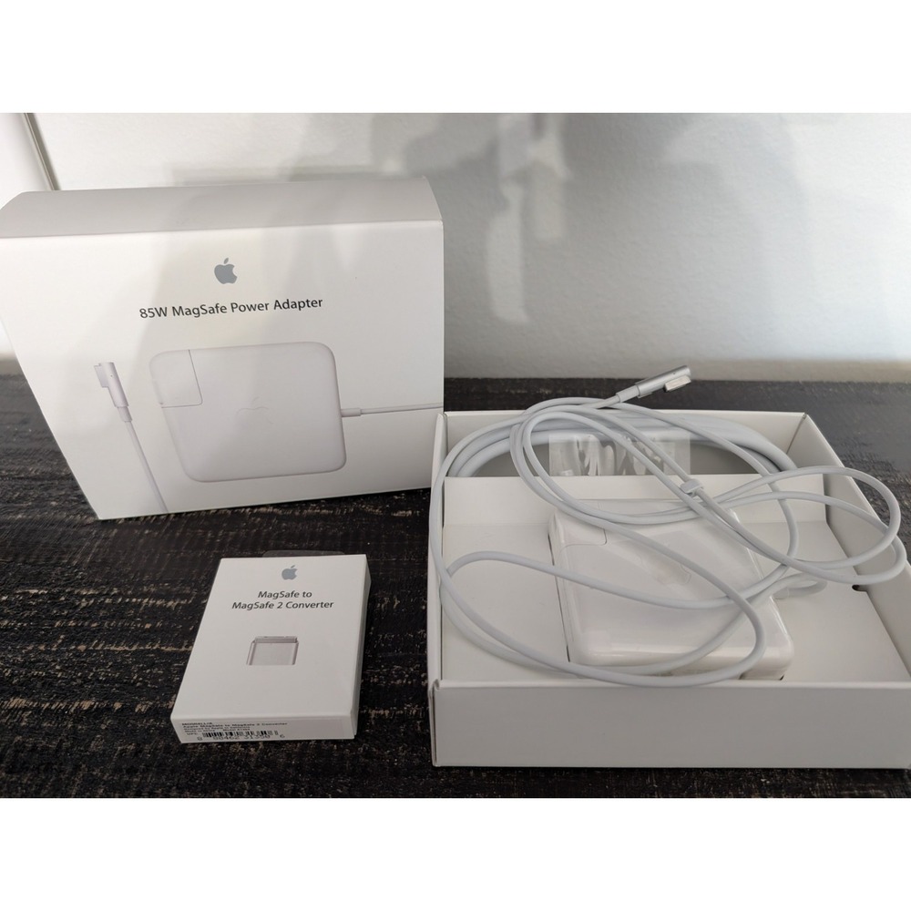 Genuine Apple 85W MagSafe Power Adapter A1343 and converter